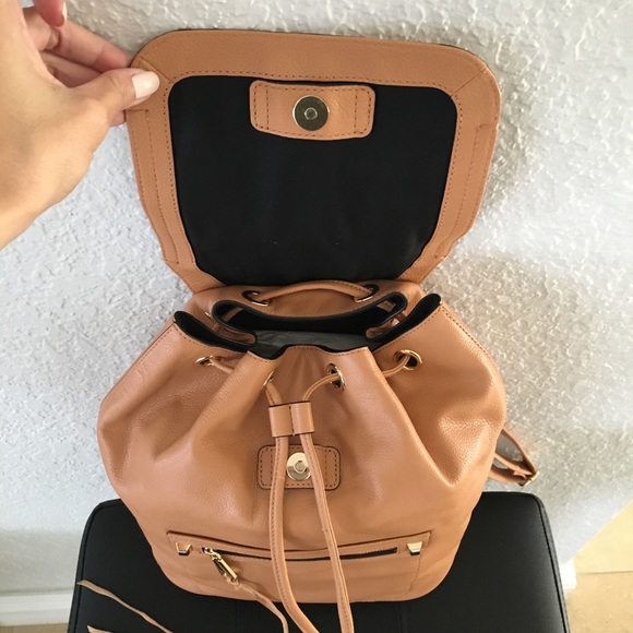 NWT Rebecca Minkoff Backpack Regan color Honey  - Picture 2 of 5