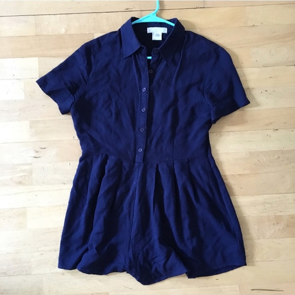 Urban Outfitters Navy Blue Romper