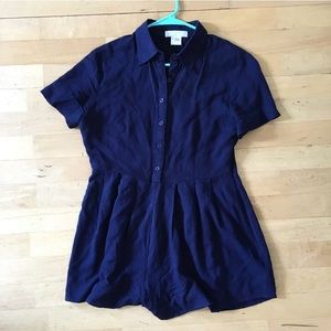 Urban Outfitters Navy Blue Romper