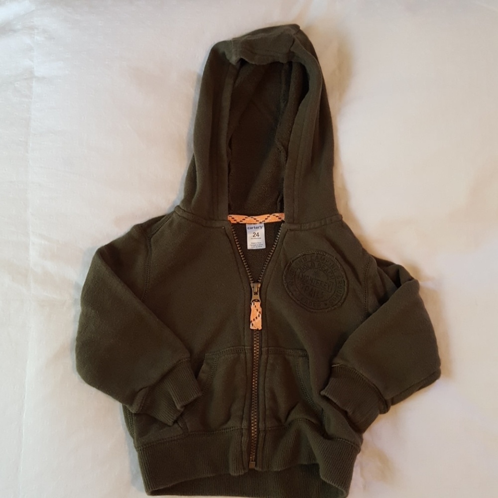 Carter's Army Green Hoodie 24M