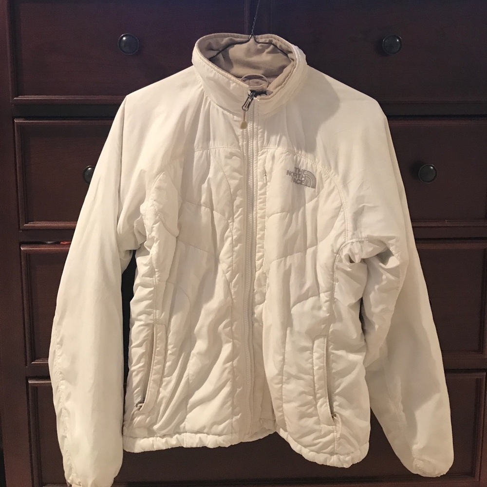 North Face white jacket