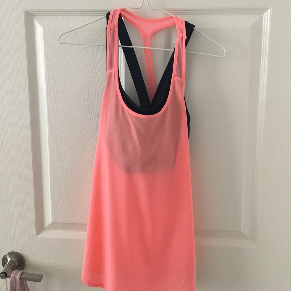 Athleta Coral Tank with Built in Bra