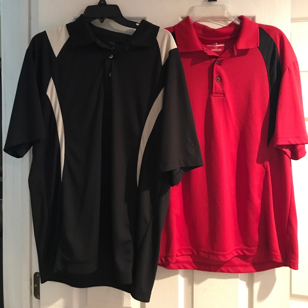 Bundle of men's golf polos