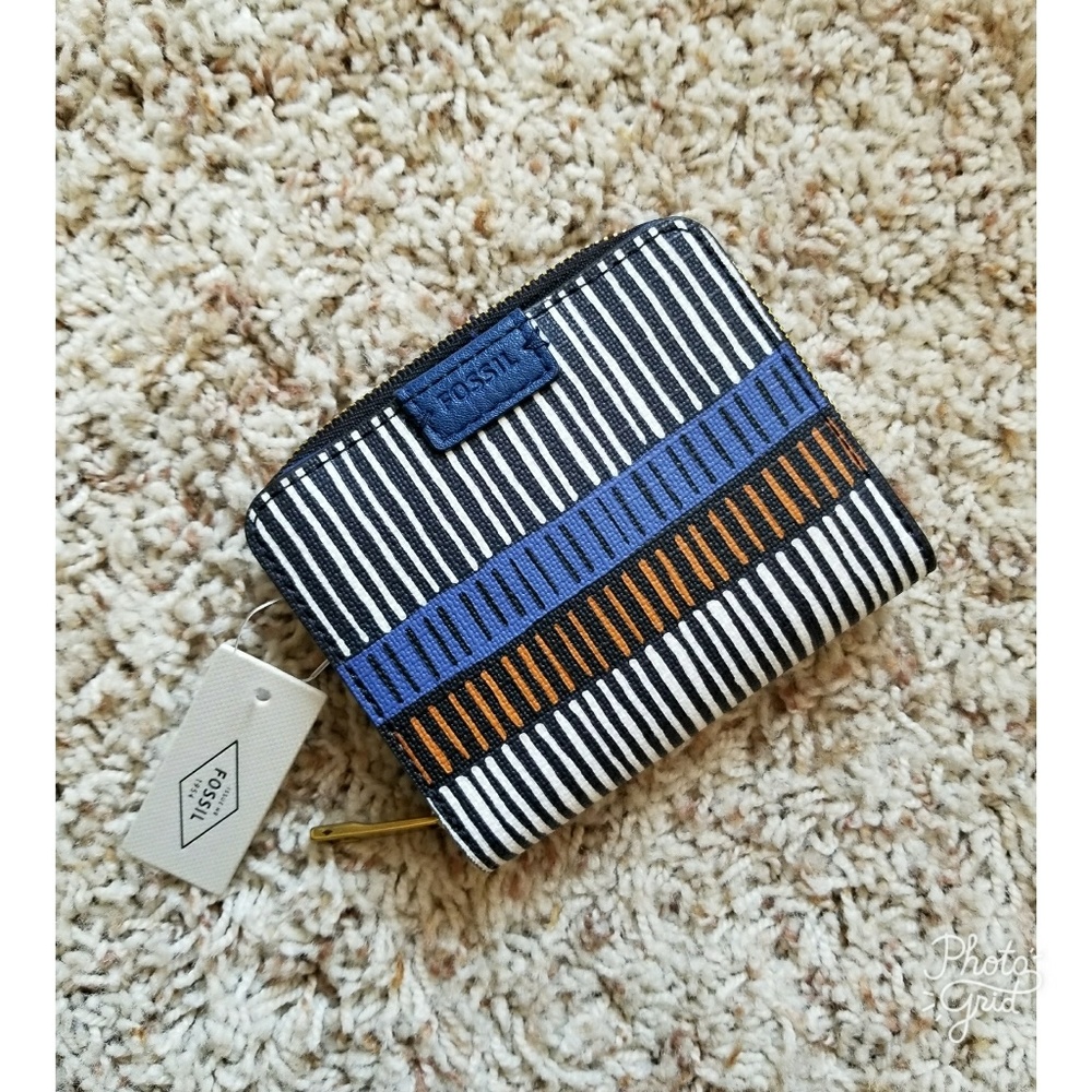 Fossil Tribal Print Bi-fold Wallet