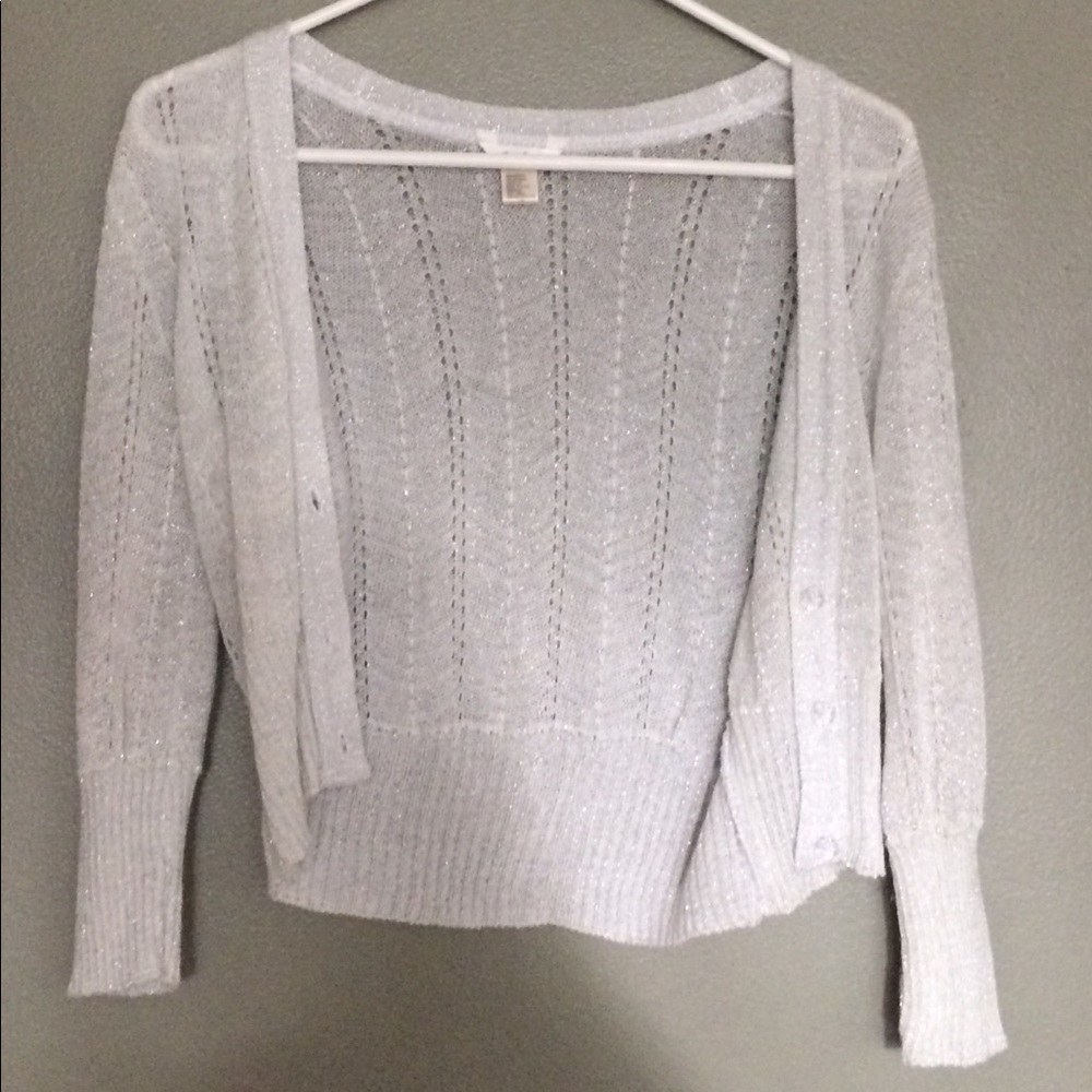 Silver cardigan