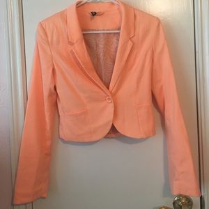 Peach blazer