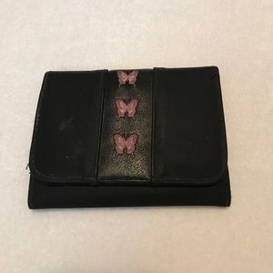 Trifold butterfly wallet