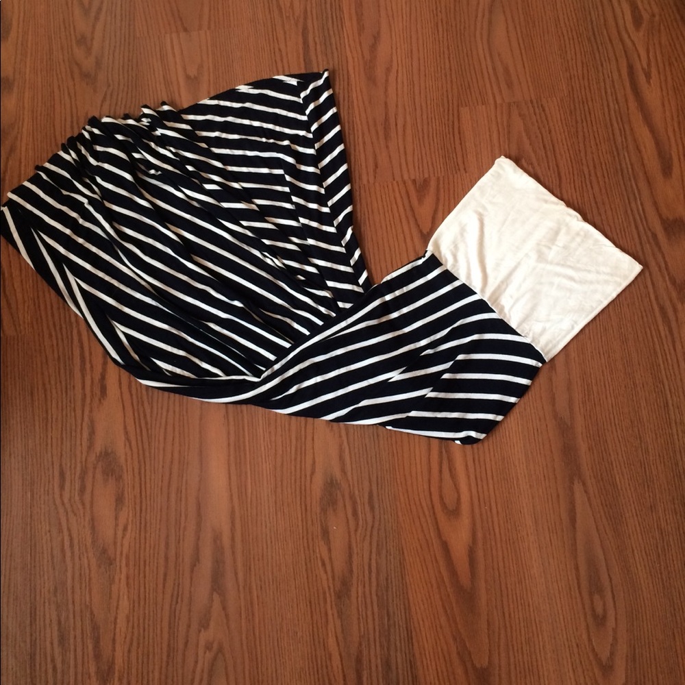 Strapless maxi dress
