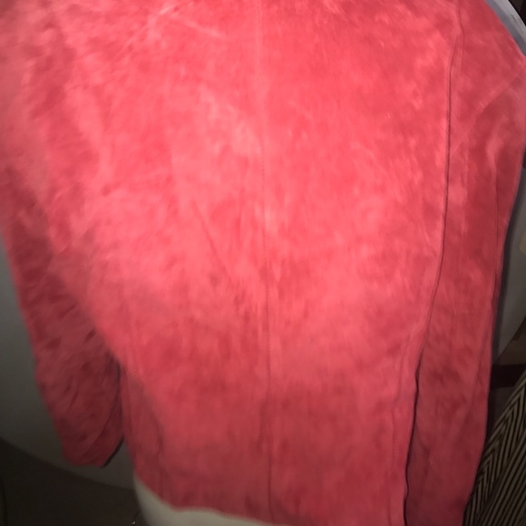 Leather red coat - Picture 2 of 3