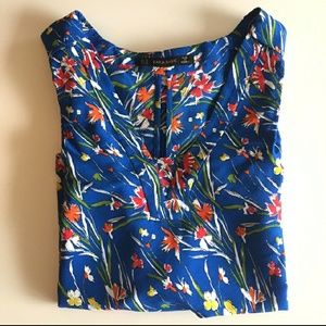 Zara flowy floral top