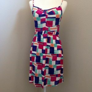 Bright patterned sun dress