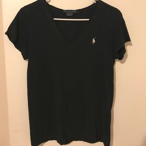 Ralph Lauren polo v neck (ladies small)