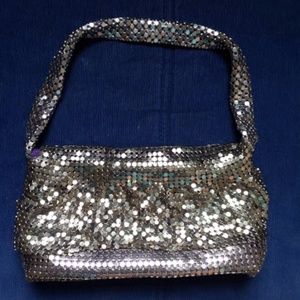 Jazzy silver mesh purse