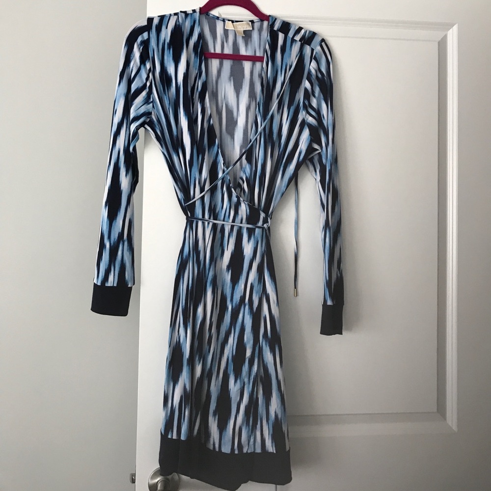 Michael Kors faux wrap dress