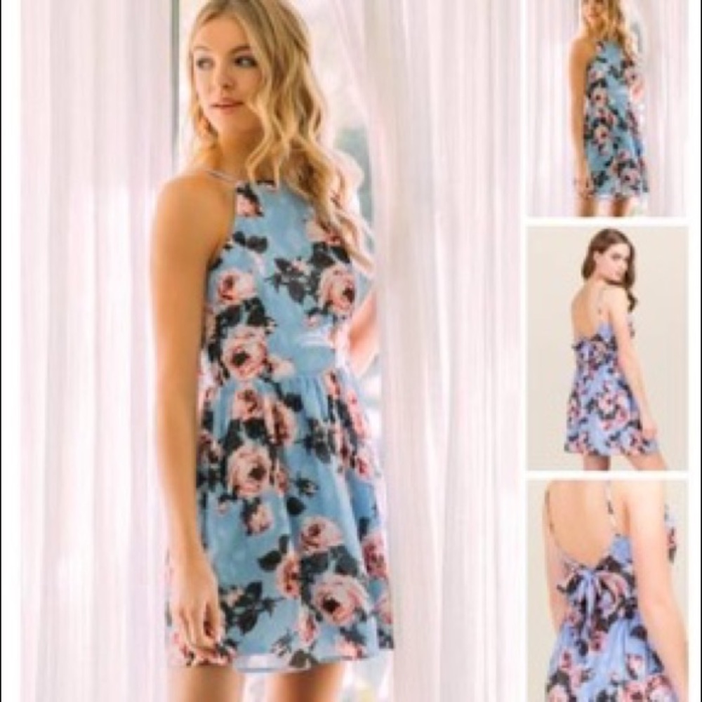 PRICE DROP!!! Blue Floral dress
