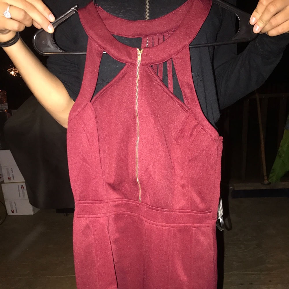 Maroon dress
