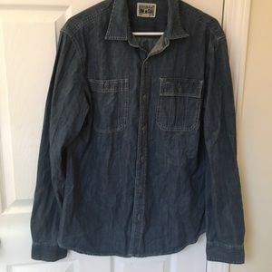 Like new converse jean button down