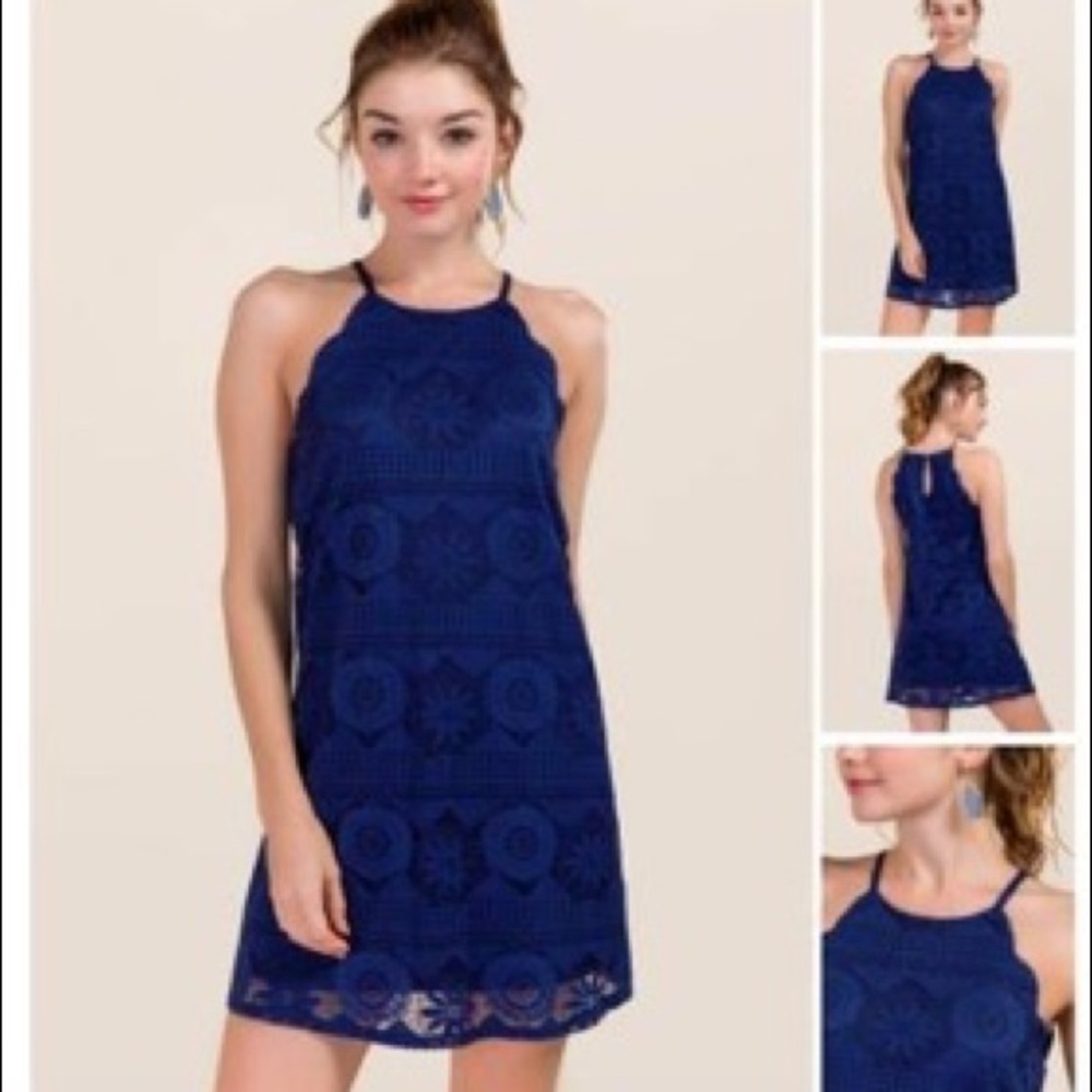 PrIcE dRoP!!! Blue lace dress