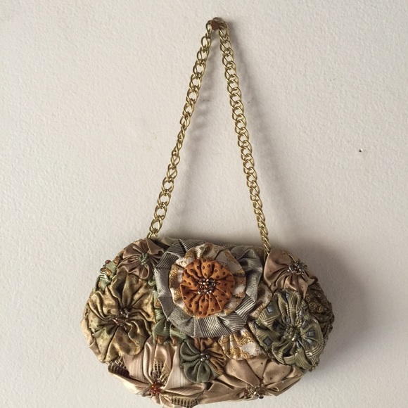 Tiny Silk Evening Bag - Picture 1 of 6