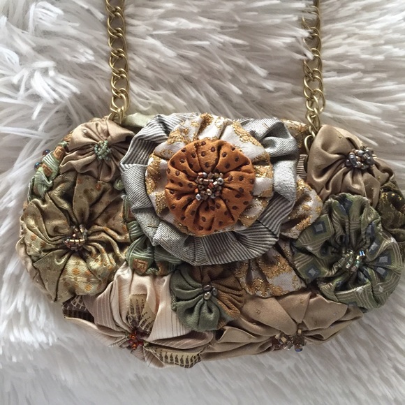 Tiny Silk Evening Bag - Picture 2 of 6