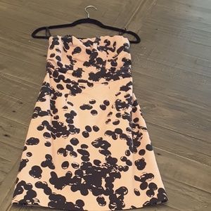 Strapless pink and black Limited Dress Sz 0