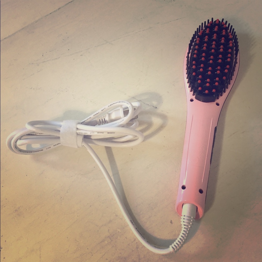 Beauty Star Pink Hair Straightener Brush SOLD