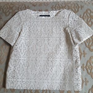 Zara Leather Laser cut top
