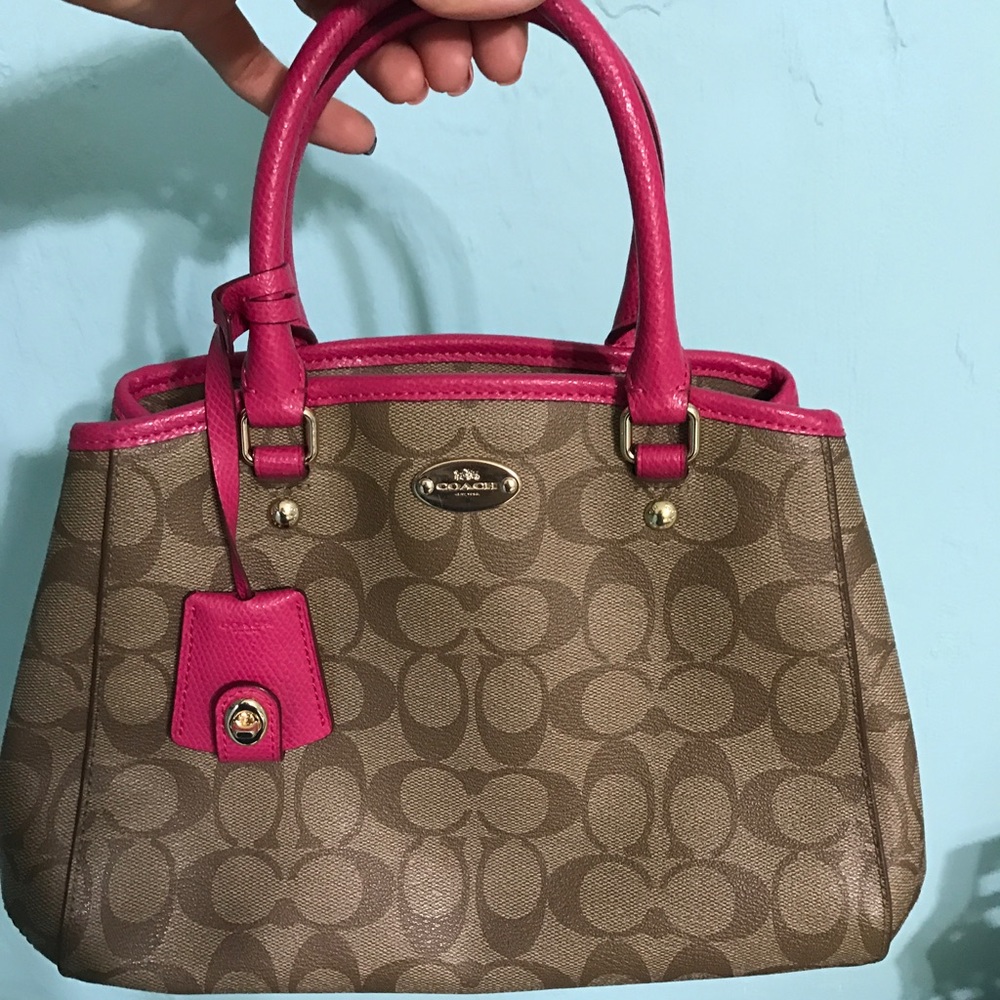 Coach Monogram Convertible Purse