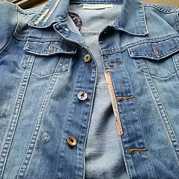 Embellished denim jacket - Picture 2 of 3