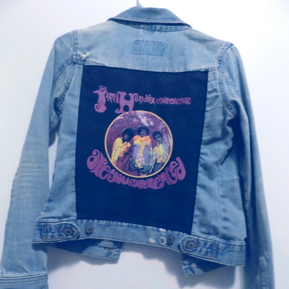 Jimi Hendrix Experience Pyschadelic Denim Jacket