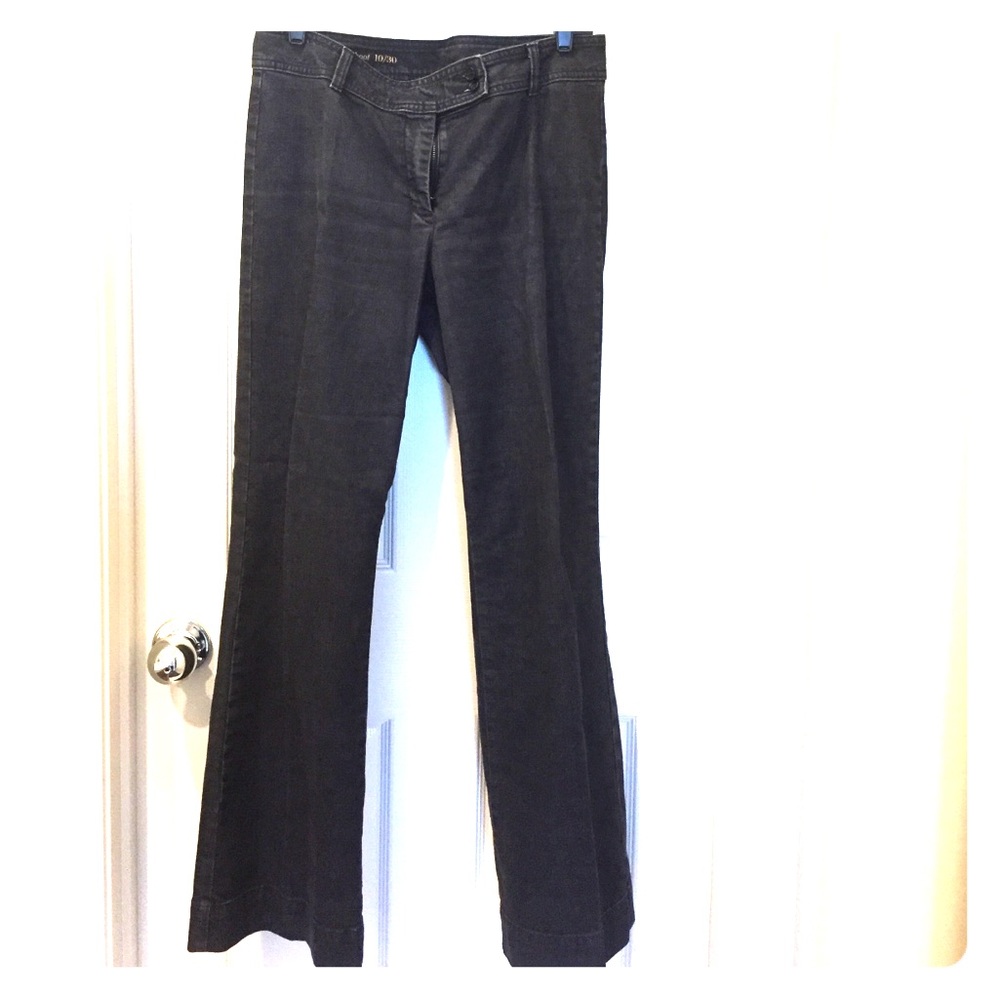 Talbots Black denim trousers, size 10