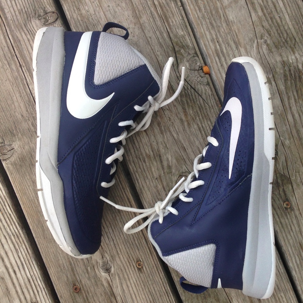 Nike Navy / Gray Boys High Tops