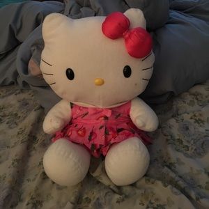 Hello kitty strawberry plush