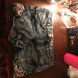 Jean shorts