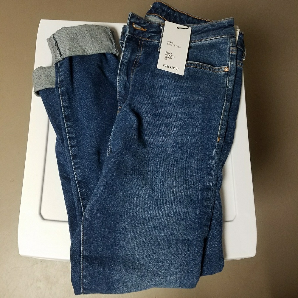 Forever21 High Rise Skinny Jeans NWT