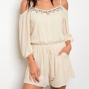 CREAM ROMPER
