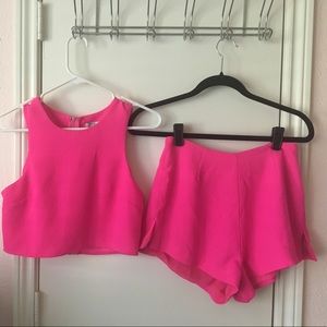 2 piece crop top set