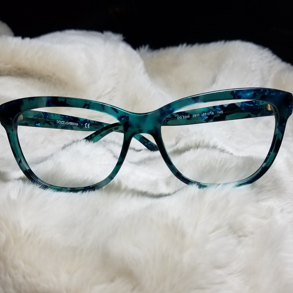 SOLD Dolce & Gabbana Marble Green Eyeglasses 3244