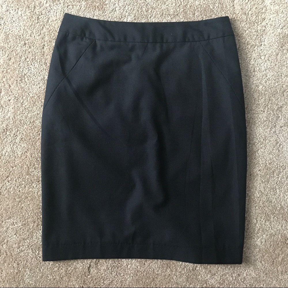 Bebe Professional Luxe Pencil Skirt w/Pinstripes 2