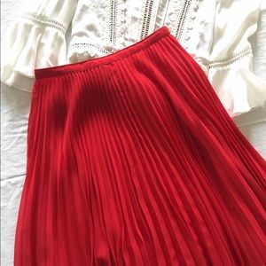 Mango - Pleated Skirt
