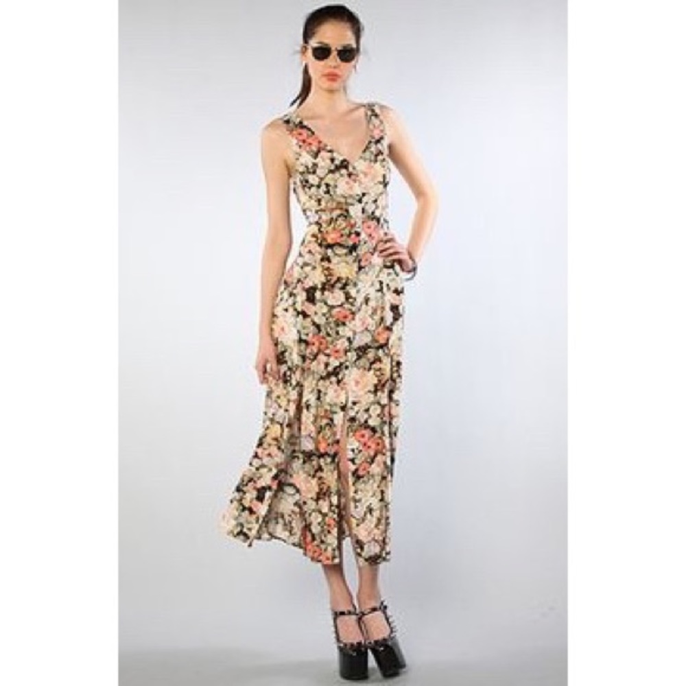 MinkPink Valerie Floral Maxi Dress