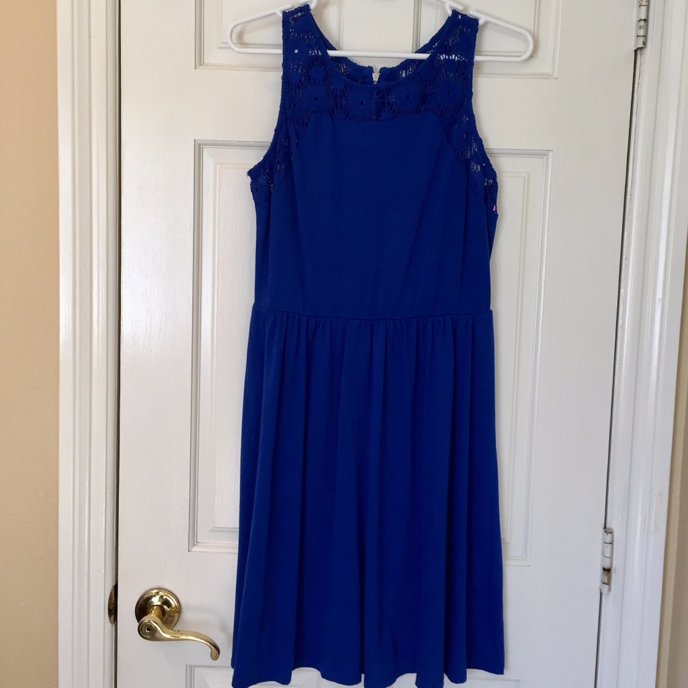 Xhilaration - Blue Tank Dress - Large (Juniors)