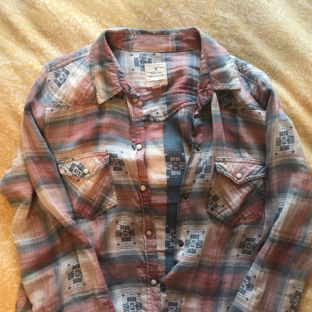 AEO Flannel button up