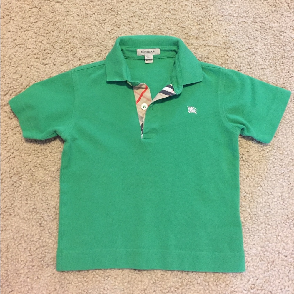 Burberry Little Boy's Pique Short Sleeve Polo