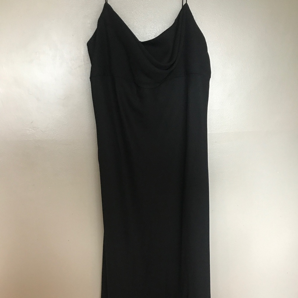 Plus size Michelangelo black formal dress