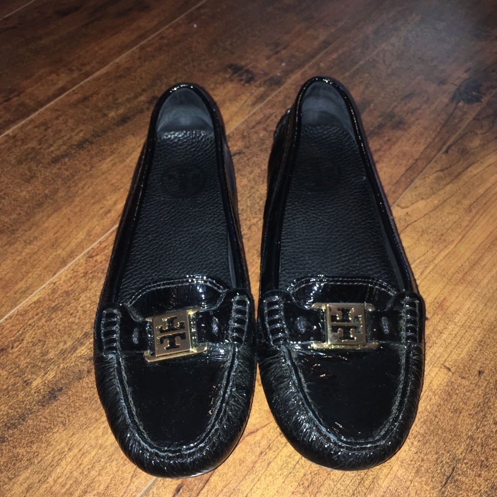 Women's Black Tory Burch Flats in US 7.5