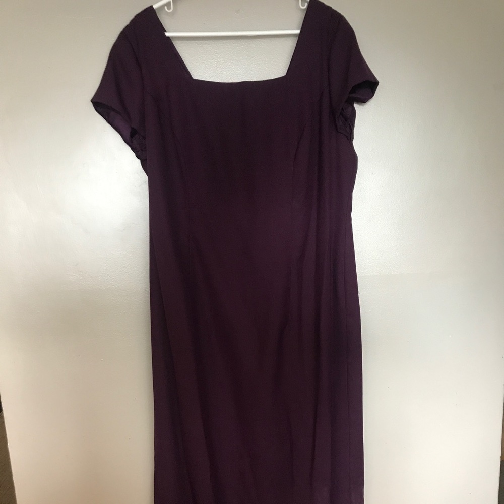 Plus size Purple formal dress