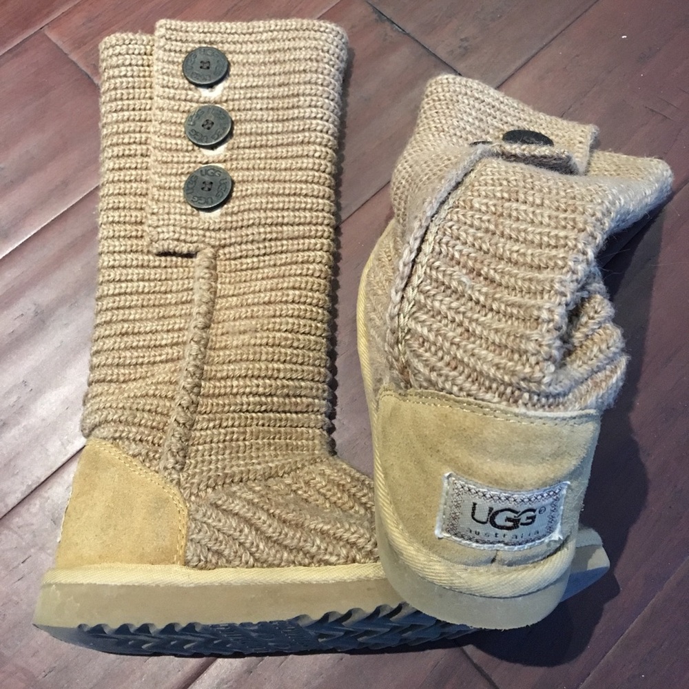 "Classic Cardy" Knit UGG Boots