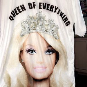 Queen Of Everything Barbie Oversized Tshirt