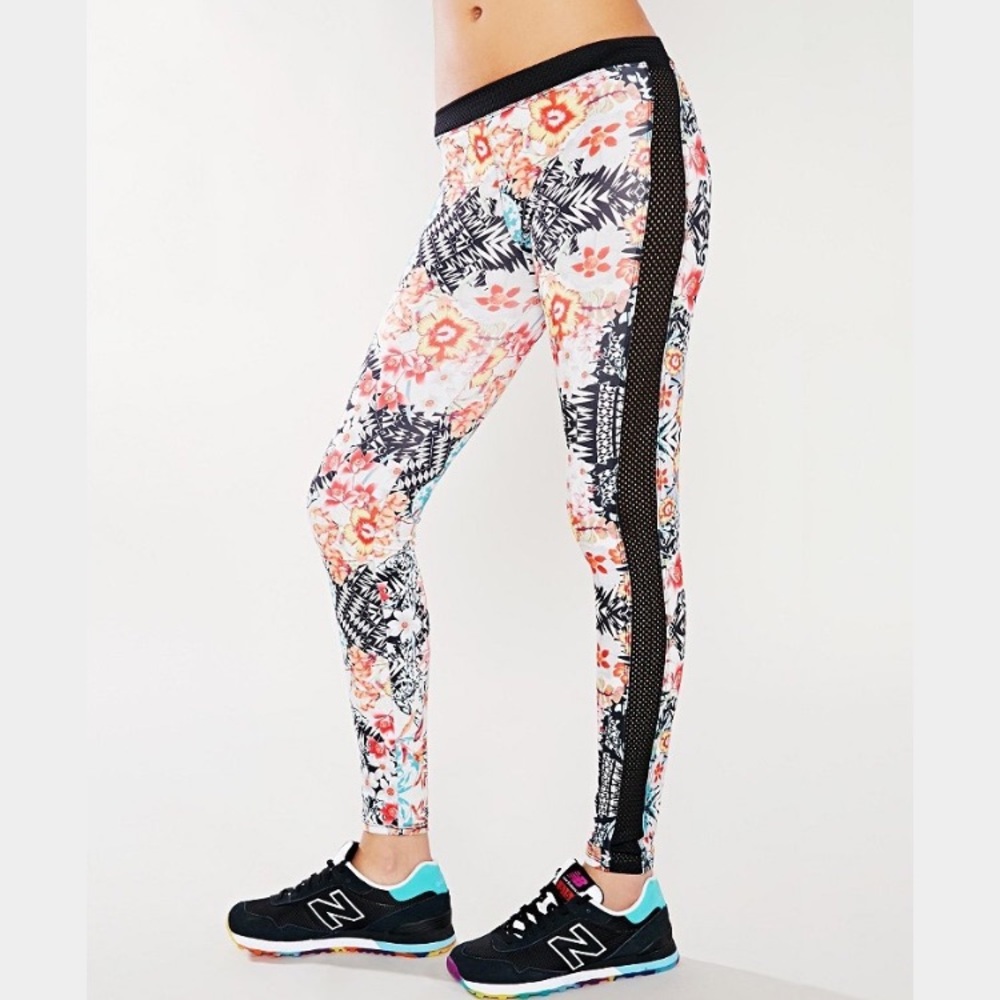 Onzie Tuxedo Legging, Floral Multi